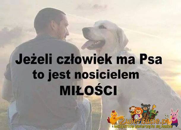 Jeśli człowiek ma psa